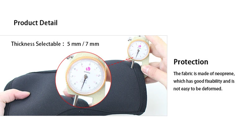 Squat Cycling Compression Knee Sleeve 5mm Neoprene Knee Support Weight Lifting Kneepads Crossfit Powerlifting Knee Protectors- - Image 10