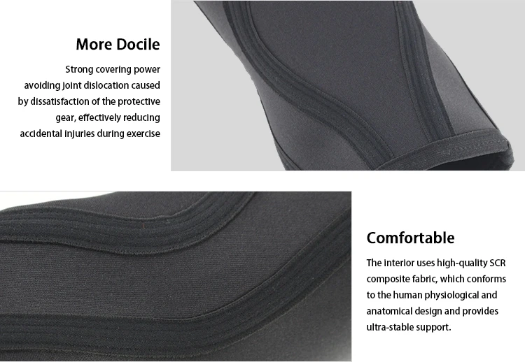 Squat Cycling Compression Knee Sleeve 5mm Neoprene Knee Support Weight Lifting Kneepads Crossfit Powerlifting Knee Protectors- - Image 11