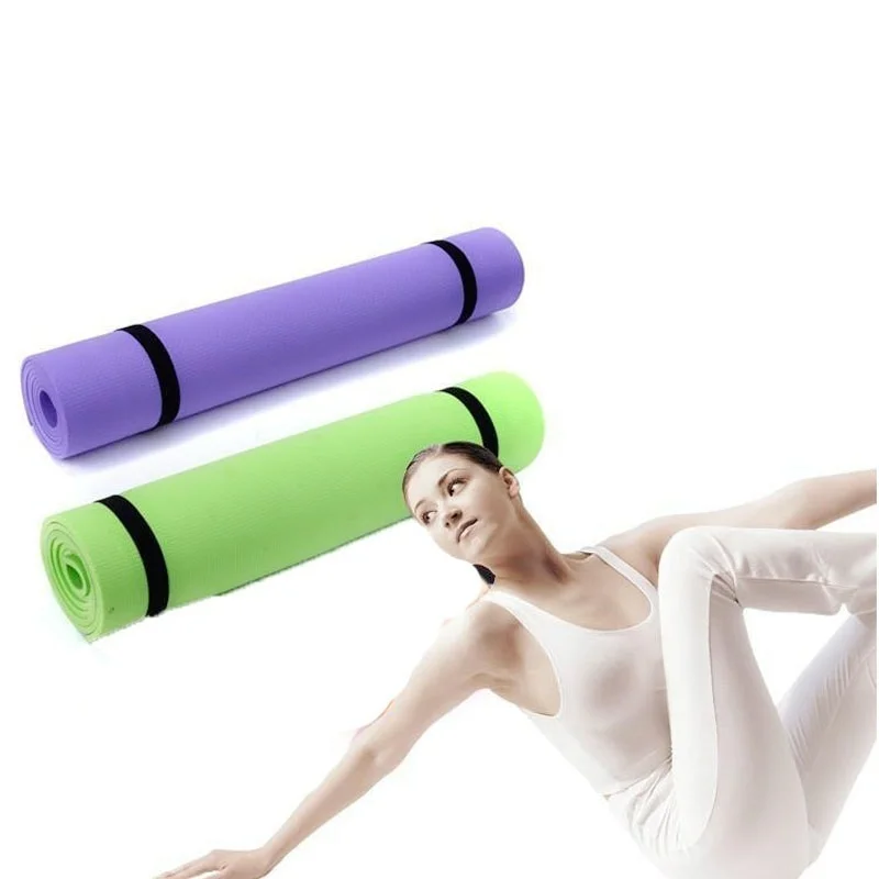 4MM Thick 173cmX61cm Yoga Mats Non-slip Exercise Mat Fitness Tasteless Pilates Workout Gym Mats with Bandage Sports Fitness - Image 15