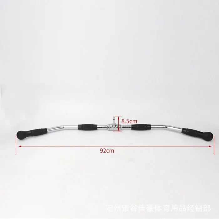 Fitness Lat Pull Down Bar Gym Handle Grip Gantry Frame Pully Cable Machine Attachment Triceps Muscle Workout Solid Rowing T-Bar - Image 13