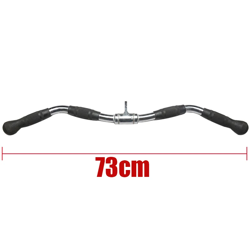 Fitness Lat Pull Down Bar Gym Handle Grip Gantry Frame Pully Cable Machine Attachment Triceps Muscle Workout Solid Rowing T-Bar - Image 18