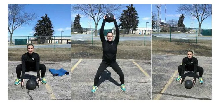 No Bounce Sand Filling Medicine Ball Gym Body Building Home Exercise PVC Gravity Fitness Slam Ball - Image 13