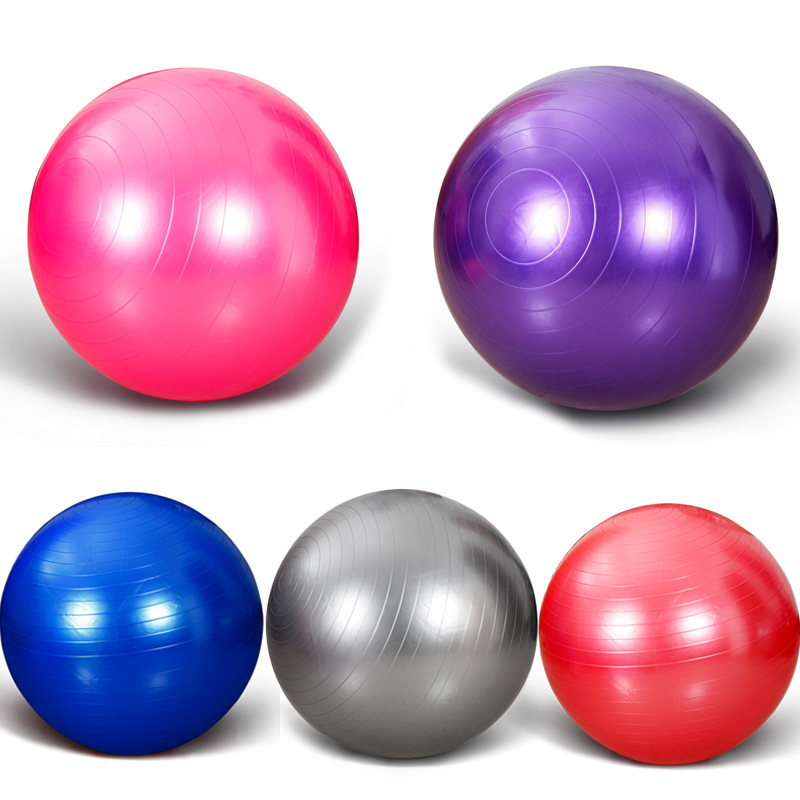 PVC Fitness Balls Yoga Ball Thickened Explosion-proof Exercise Home Gym Pilates Equipment Balance Ball 45cm/55cm/65cm/75cm/85cm - Image 16