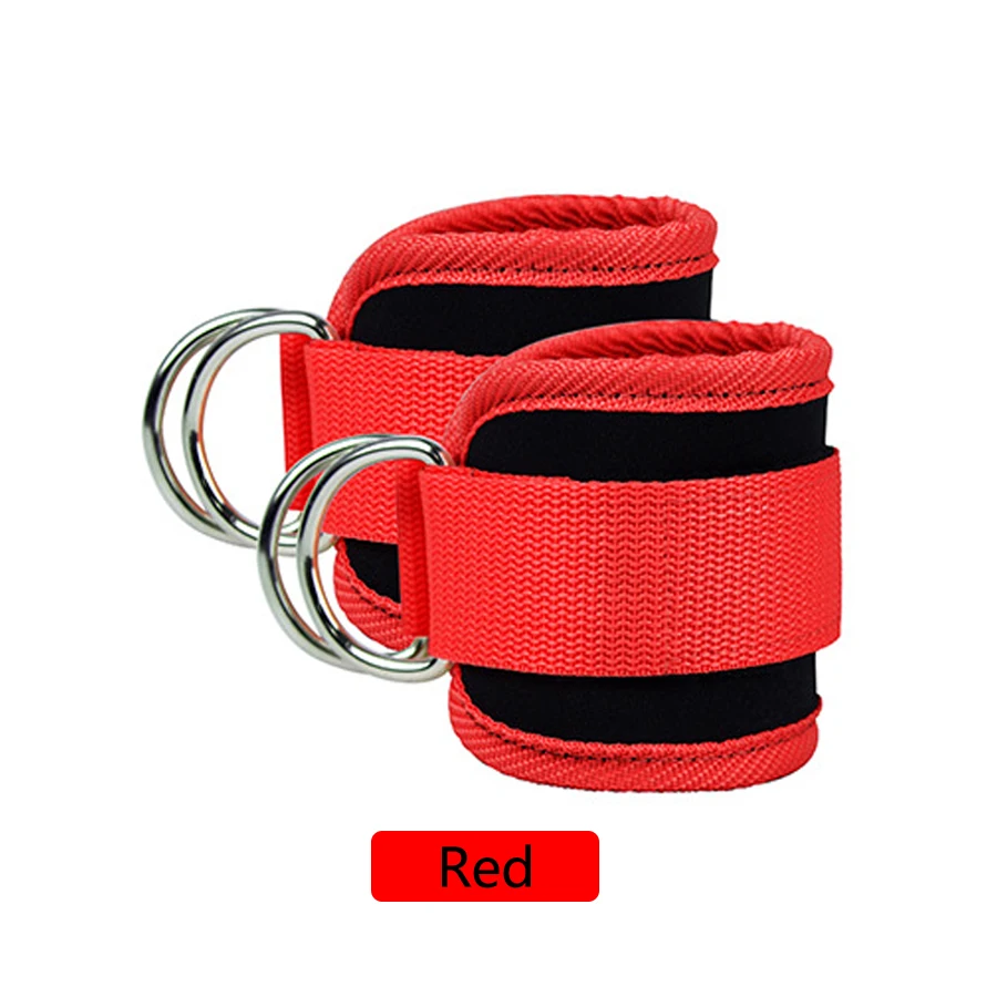Fitness Sports Straps Adjustable D-Ring Support Cuffs Ankle Gym Workouts Pulley With Buckle Guard Leg Strength Safety Abductors - Image 27