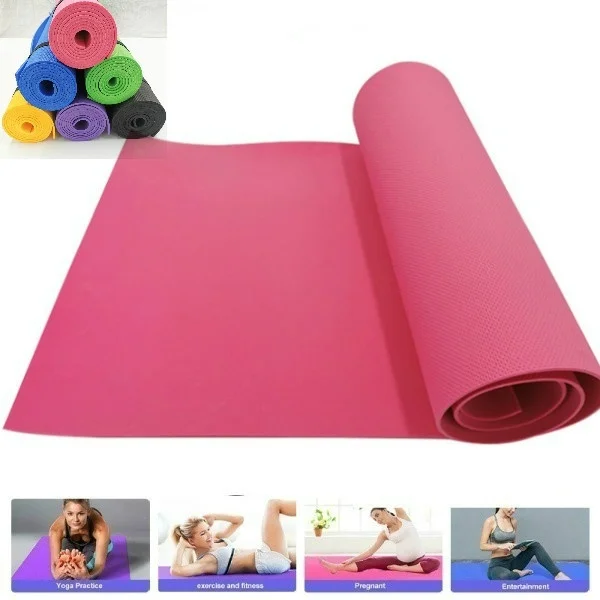 4MM Thick 173cmX61cm Yoga Mats Non-slip Exercise Mat Fitness Tasteless Pilates Workout Gym Mats with Bandage Sports Fitness - Image 7