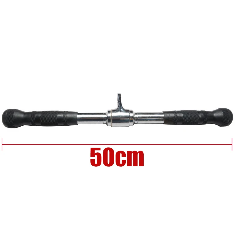 Fitness Lat Pull Down Bar Gym Handle Grip Gantry Frame Pully Cable Machine Attachment Triceps Muscle Workout Solid Rowing T-Bar - Image 16