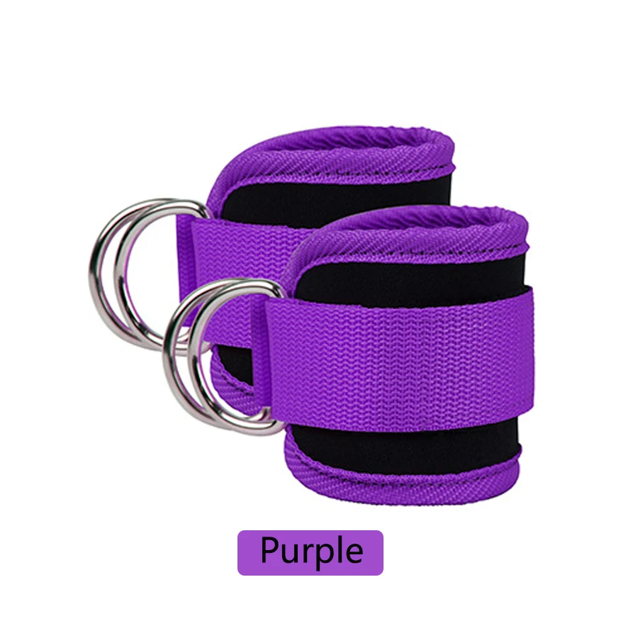 Fitness Sports Straps Adjustable D-Ring Support Cuffs Ankle Gym Workouts Pulley With Buckle Guard Leg Strength Safety Abductors - Image 25