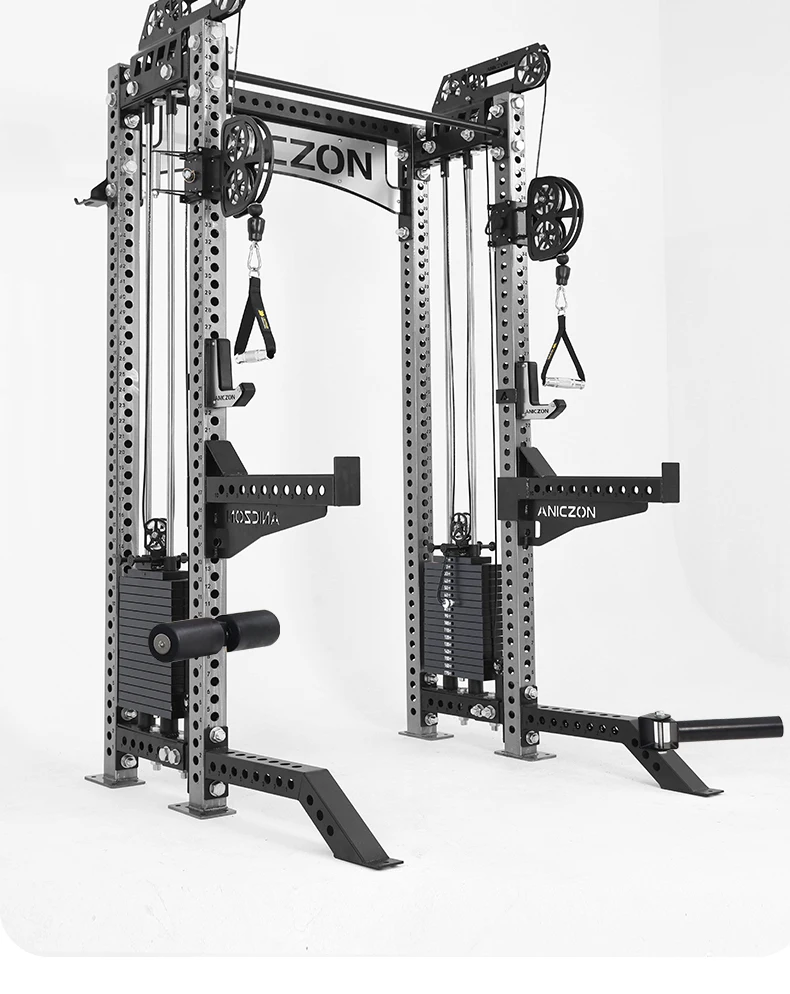 Aniczon gym fitness equipment smith machine commercial multifunctional strength power rack - Image 15